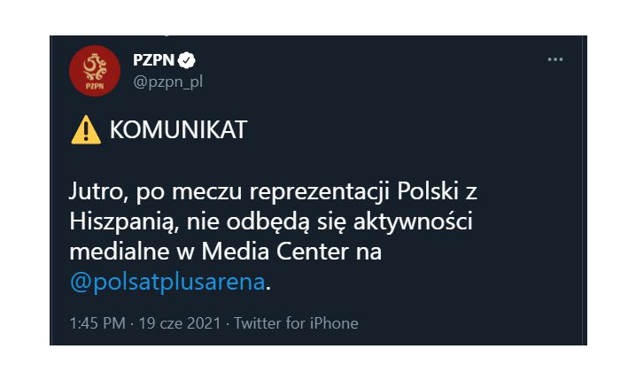 KOMUNIKAT PZPN przed meczem z Hiszpanią!